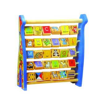 MHF Muti-Purose Vanesของเล่นเด็ก กระดานไม้เสริมทักษะ เรียนรู้ A-Z รุ่น WoodenToy001