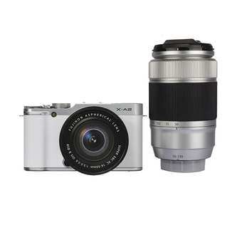 กล้อง Fujifilm X-A2 Kit with 16-50mm +50-230mm (White)