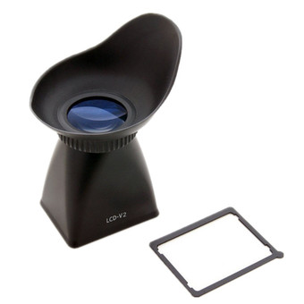 V2 Viewfinder Screen Magnifier for Nikon D90 Canon 550D 2.8X LCD 3 + inches 4:3 (Intl)