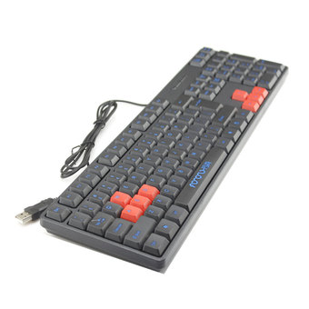 9FINAL Water Proof USB Gaming Keyboard รุ่น MS-100 (Black )