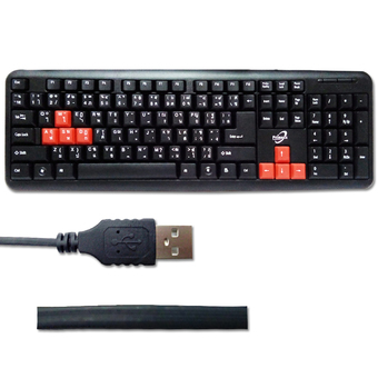 PRIMAXX KEYBOARD USB WS-KB-502 (BLACK)