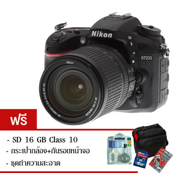 กล้อง NIKON D7200 kit Lens 18-140 VR - Black