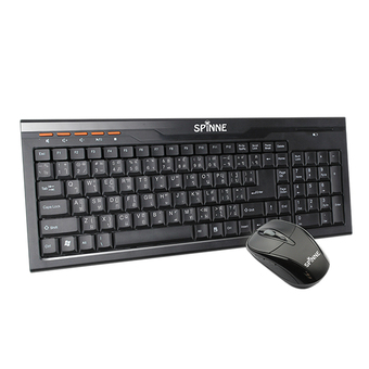 Spinne เมาส์ High Quality Wireless Mouse &amp; คีย์บอร์ด Keyboard รุ่น SK-H700 - Black