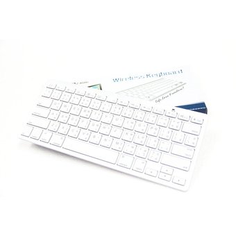 M-tech คีบอร์ดบูทูธ รุ่นใส่ถ่าน (สีขาว)