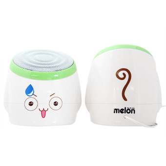 All u Like Melon ลำโพงUSB รุ่น MS-011 - สีเขียว (Green)