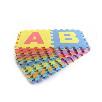 Hellomom แผ่นรองคลานแบบจิ๊กซอร์ ลาย ABC (1 set มี 26 แผ่น) EVA
