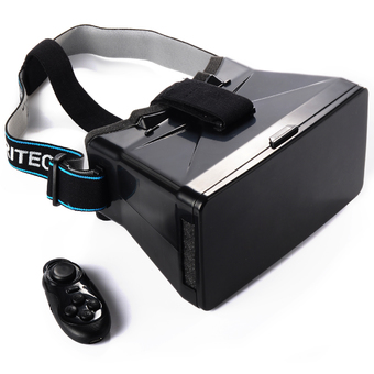 XCSource กล่องแว่นตา 3D VR Box + Controller สำหรับ Samsung S4 S5 S6 Edge (สีดำ) 