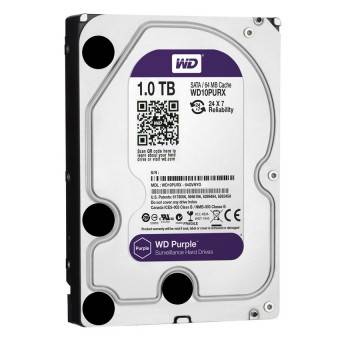 WD Purple 3.5&quot; Surveillance Hard Drives - 1TB(WD10PURX)
