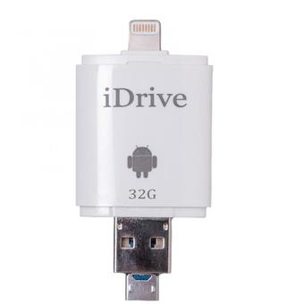 iDrive 32GB Lightening to USB OTG Flash Drive for Apple,sumsung i-Flash Device Gen2 ของแท้ 100%