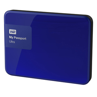 WD My Passport Ultra USB 3.0 Secure 1TB รุ่น WDBGPU0010BBL-PESN New Model (Blue)