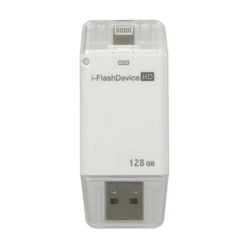 i-Flash Drive HD ADATA 128GB iPhone5-6/iPad (White)