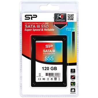 Silicon Power SATA III S55 SSD 120 GB (SISP120GBSS3S55S25)