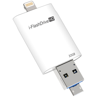I-Easy Drive 32Gb With OTG Micro USB 3.0 Memory External For IOS &amp; Android (White)