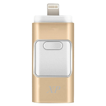 XP Multipurpose 64GB Flash Memory Drive Stick Pen U Disk for iPhone/Android (ทอง)