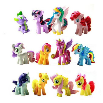 Jetting Buy Figurines Playset for My Little Pony Kids Gift 12 Pcs