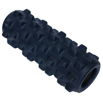 EVA Grid Foam Massage Roller Yoga Pilates Fitness Physiotherapy Rehabilitation (Dark Blue) - INTL