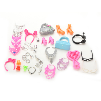 Jetting Buy Bags Necklace Combs Shoes For Barbie - Intl