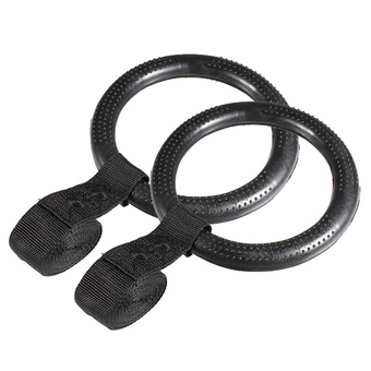 Gymnastic Ring Straps Gym Crossfit Strength Training Pull Up Dips Fitness Muscle - INTL
