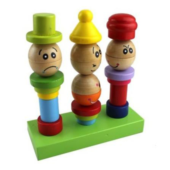 Kids Toys เสียบหลัก 3 เสา ลายการ์ตูน