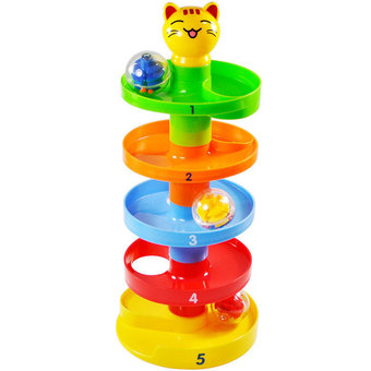 Little Pumpkin Rolling Ball ตัวต่อรางสไลด์และกลิ้งบอล มีเสียง