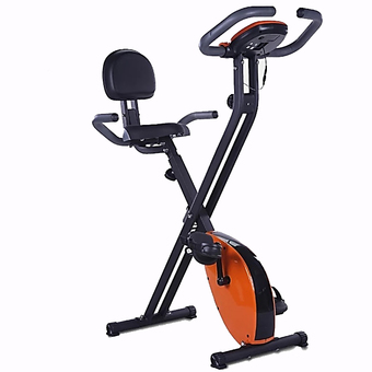 Fitness@Home จักรยานออกกำลังกาย ระบบแม่เหล็ก Magnetic X-Bike รุ่น FN023 (สีส้ม)