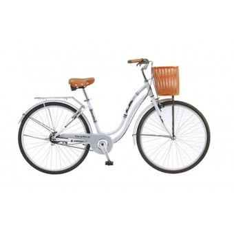 LA Bicycle จักรยาน 26 &quot; 1-3/8 Color Of Ride - White