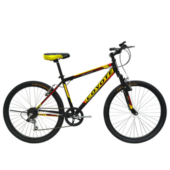 COYOTE จักรยานเสือภูเขา รุ่น ZIGN 26นิ้ว 6SPEED (สีดำ/เหลือง)