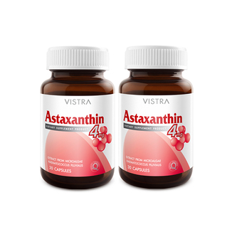 Vistra Astaxanthin Plus Vitamin E (30 แคปซูล) แพ็คคู่