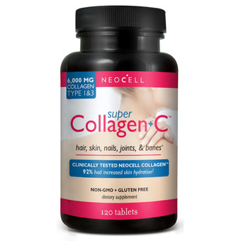 Neocell Super Collagen+C Vitamin USA คอลลาเจน 120 เม็ด