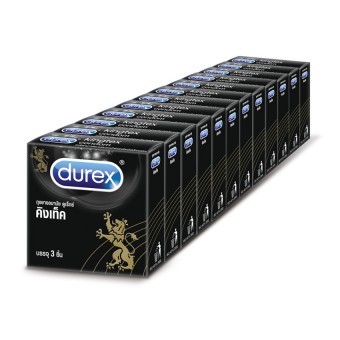 ดูเร็กซ์ ขายส่งยกแพ็ค ถุงยางอนามัย คิงเท็ค 3 ชิ้น 12 กล่อง Durex Wholesale Pack Kingtex Condom 3&#039;s x12 box