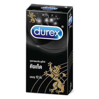ดูเร็กซ์ ถุงยางอนามัย คิงเท็ค 12 ชิ้น Durex Kingtex Condom 12&#039;s