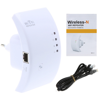 Millionaire ดูดสัญญาณ WiFi ง่ายๆ แค่เสียบปลั๊ก Best Wireless-N Router 300Mbps Universal WiFi Range Extender Repeater High Speed (White)