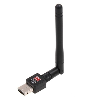 Mini Point Mini USB WiFi 150Mbps Wireless Adapter 150M Computer LAN Card 802.11n/g/b with Network Card Antenna (Black)