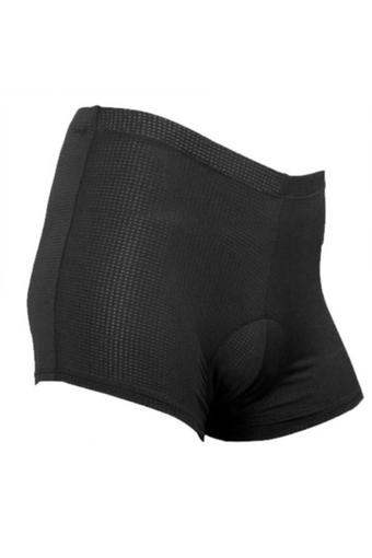กางเกงซับในปั่นจักรยาน เป้าเจล4D Boxers สีดำ