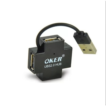OKER Hub 4 Port Usb V2.0 H-409 (Black)