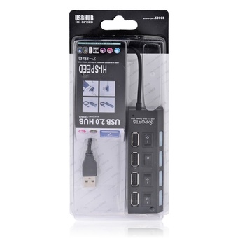 USB HUB 4PORT 4SWICH (สีขาว/สีดำ)