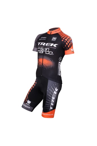 CS Sport ชุดปั่นจักรยานผู้ชาย นื้อผ้า polyester 100% เป้าเจล 5D TREK SELLE SAN MARCO 2016