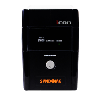 Syndome เครื่องสำรองไฟ 800VA / 480 Watt รุ่น iCON-800VA (สีดำ)