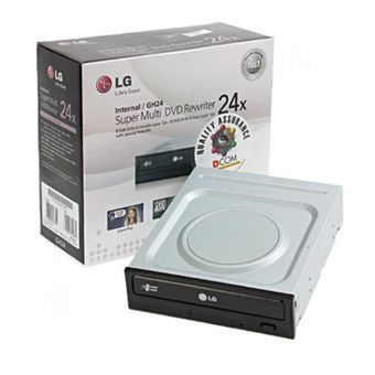 LG DVD RW SATA 24X LG รุ่น GH24NS (Black)