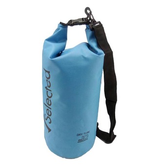 Selected กระเป๋ากันน้ำ ถุงกันน้ำ ถุงทะเล waterproof bag ความจุ 10 ลิตร (สีฟ้า)