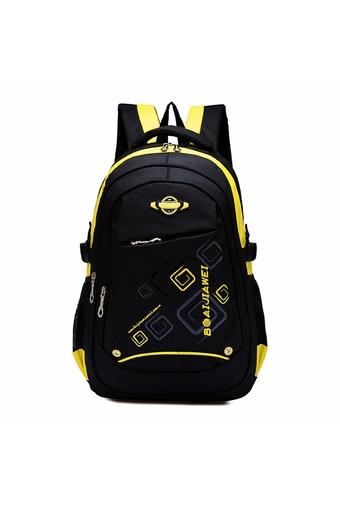 Waterproof School Bookbag Travel Hiking Backpack Yellow (Intl)