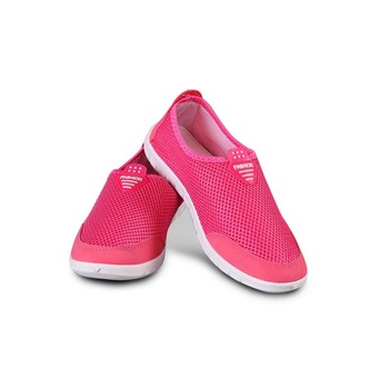 Womens Breathable Mesh Soft Running Sport Walk Outdoor Shoes (Pink)