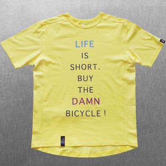 Flow Damn เสื้อยืดปั่นจักรยาน 100% cotton