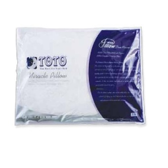 TOTO หมอนหนุนสูญญากาศ ขนาด 19" x 29 " (49 x 74 ซม.) - สีขาว