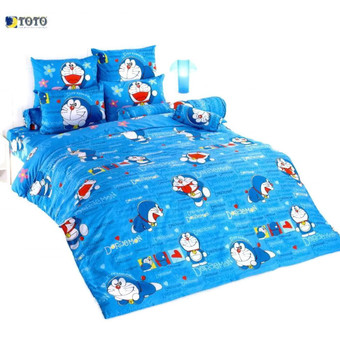 Toto ผ้าปูที่นอนโตโต้ ลายการ์ตูนลิขสิทธิ์ โดราเอมอน รหัส DM56