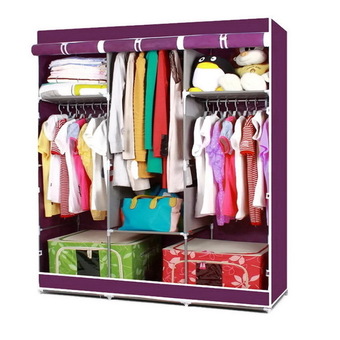 Girl Chic Shop ตู้เสื้อผ้าญี่ปุ่น (สีม่วง)