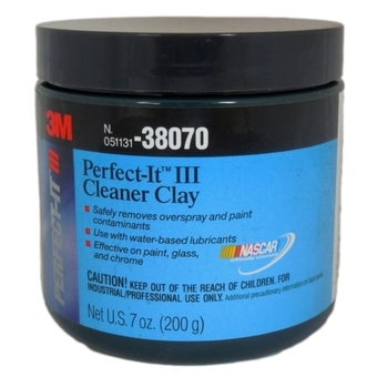 ดินน้ำมันขจัดคราบสกปรก ยางมะตอย ละอองสี บนพื้นผิวรถ 3M Perfect-It III Cleaner Clay (200 g.)