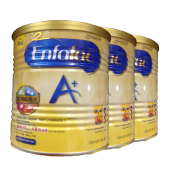 ขายยกลัง ! Enfalac A+ 360 Mind Plus 1 เอนฟาแลค เอพลัส 1 400 กรัม (แพค 3)