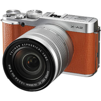 กล้อง Fujifilm X-A2 Mirrorless Digital Camera with 16-50mm Lens (Brown)