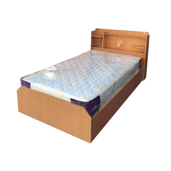 DSB Decor เตียง promotion ขนาด 3.5 ฟุต + ที่นอนสปริง (สีบีช)
